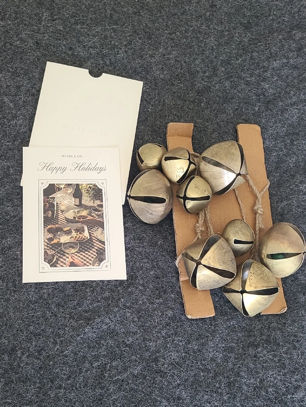NWOT McGee & Co Bell Garland